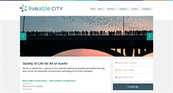 Desktop Screenshot of liveablecity.org